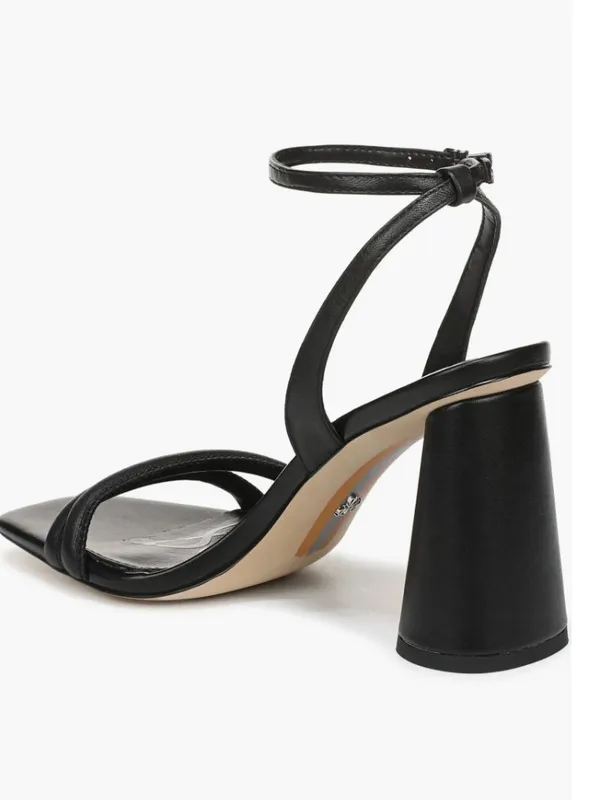 NEW $130 Sam Edelman Kia Block Heel Ankle Strap Sandal 9 M, BLACK - Image 3