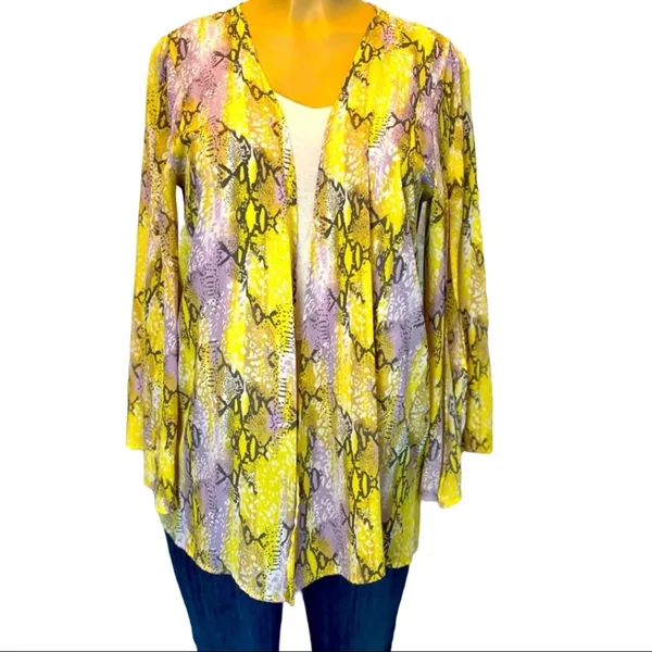 Peach Love California Reptile Kimono - Image 2