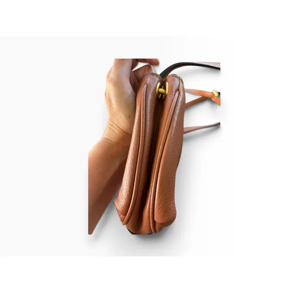 Marc by Marc Jacobs Crossbody Bag Brown Leather Standard Supply Workwear - Image 4