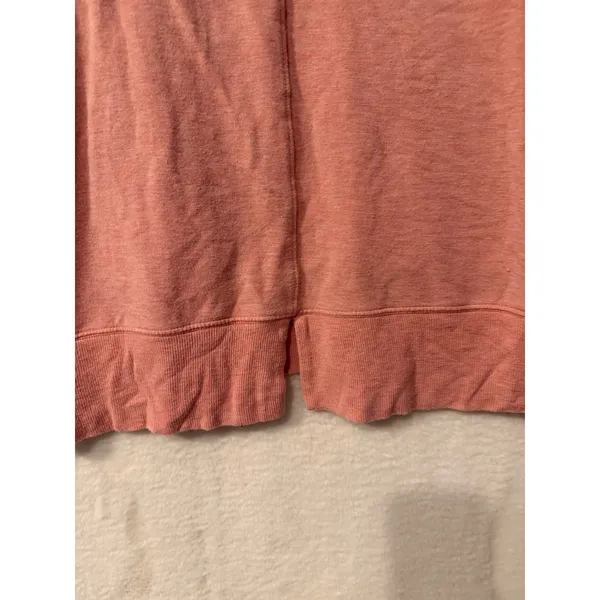 Athleta Coaster Luxe Sweatshirt Womens XL Pink Mock Neck Tencel Fleece Pullover - Image 8