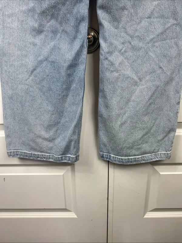 Vanilla Star Jeans Women’s Barrel Jeans Baggy Wide Leg Grunge Skater Y2K 25/1 Women’s Light Wash - Image 5