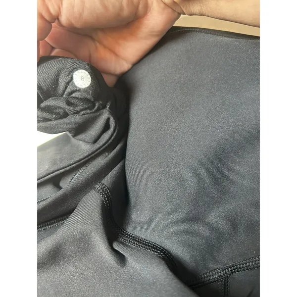 Lululemon Fast Free Crop II Nulux 19" Black First Release Size 6 Womens - Image 8