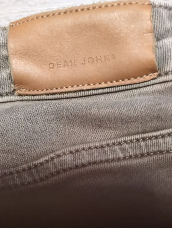 Dear John Rootbeer Blair Straight Jeans Size 25 - Image 3
