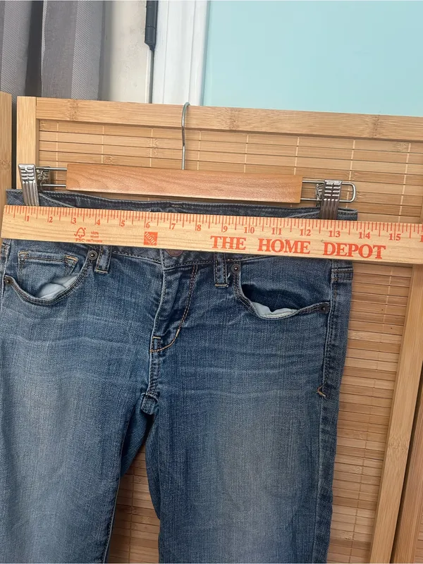 American Eagle Y2K skinny kick stretch low rise bootcut denim jeans woman’s 2 - Image 6