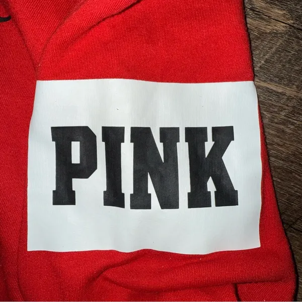 Victoria’s Secret PINK Jacket Women’s Size Large Red/Black/White - Image 7