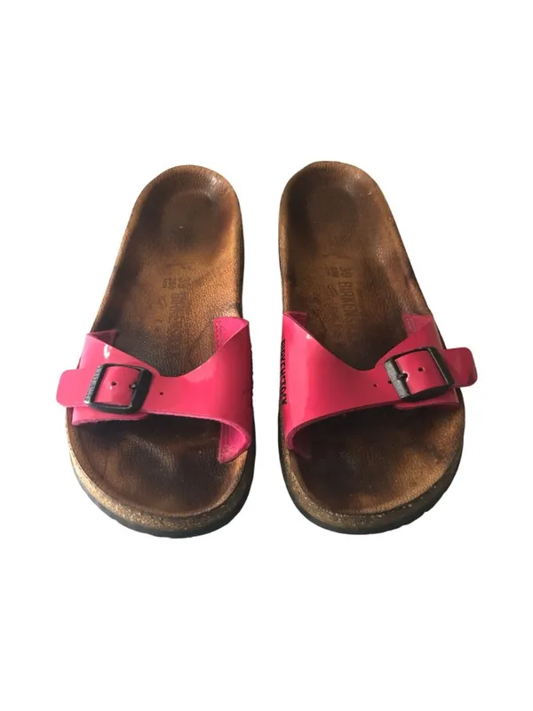 Birkenstock Madrid Single-Strap Slide Sandal Pink Relax 39 Narrow Women's Size 8 - Image 2