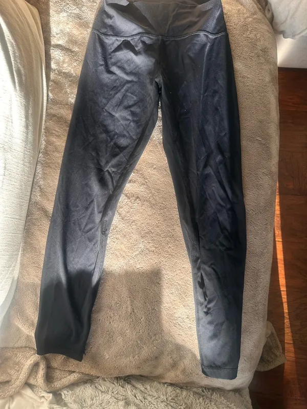 Black splits59 ‘Harper’ “leggings w blue and yellow stripe - Image 6