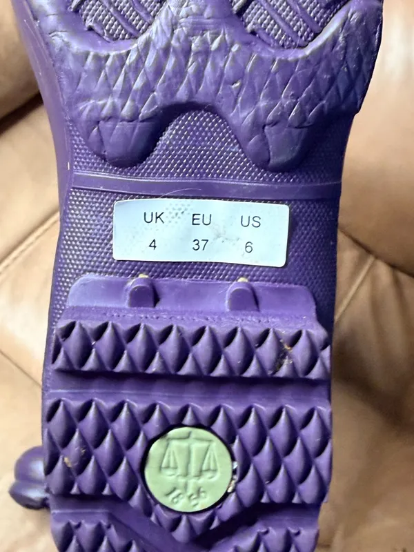 Hunter Norris Field Side Adjustable Purple Boots - Image 6