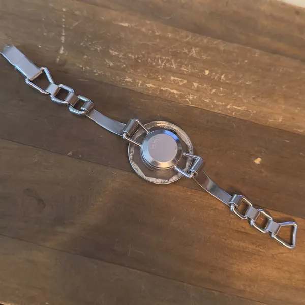 Vintage Lausanne 17 jewels silver hexagon watch - Image 5