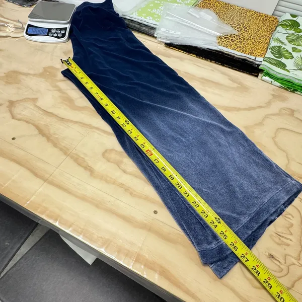 Anthropologie Electric& Rose Miramar Terry Pant in Blue Ombre Small Relaxed Navy - Image 10