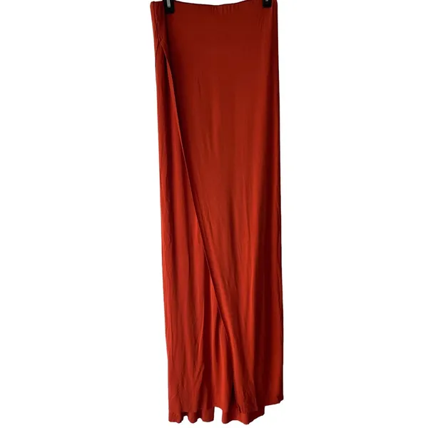 FP Beach NWOT Women's Size‎ Small Orange Maxi Tube Top Sleeveless Dress - Image 5