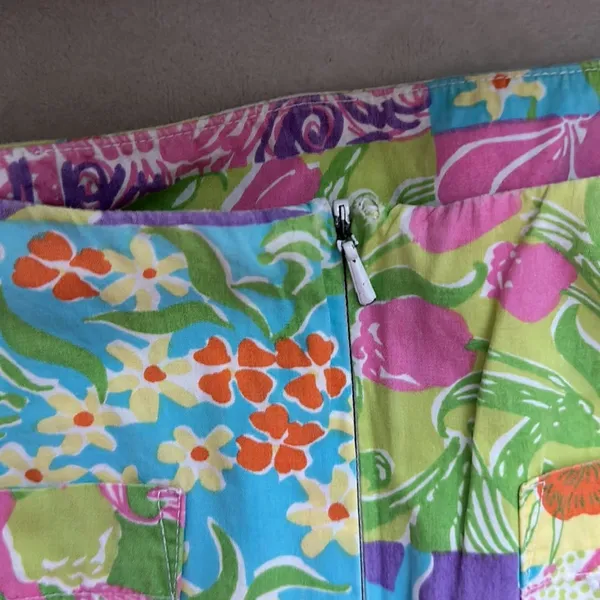Vintage White Label Lilly Pulitzer Patchwork Skirt - Image 6