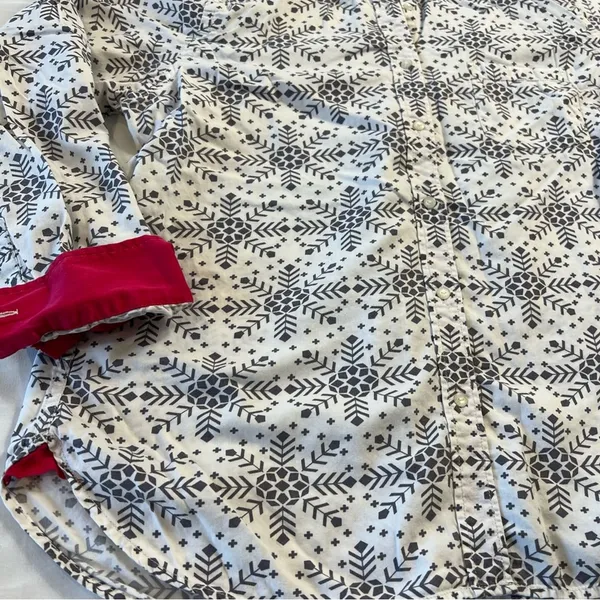 Victoria’s Secret Sleep Shirt Women’s Large Button Up Pajama Top - Image 3