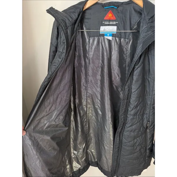 Columbia Heavenly Long Hooded Jacket Omni Heat Black Medium - Image 6
