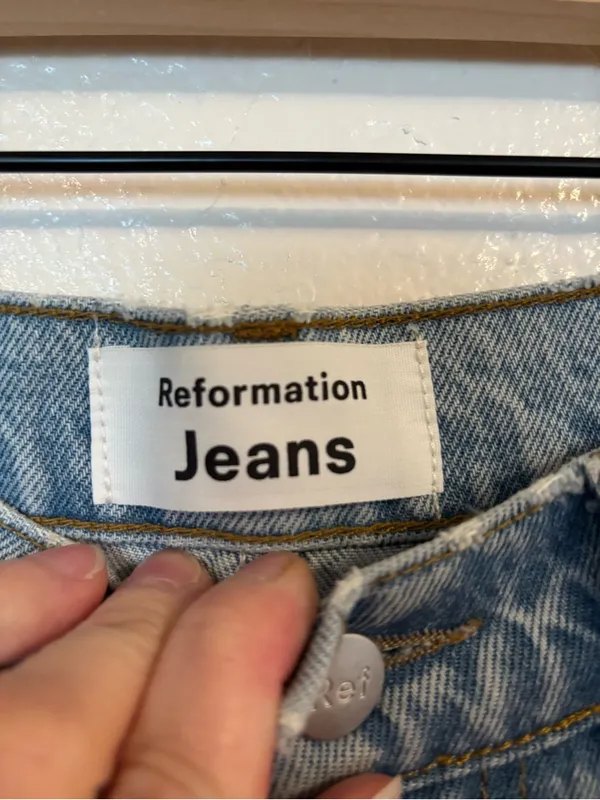REFORMATION Jeans Straight Leg in Tahoe - Image 3