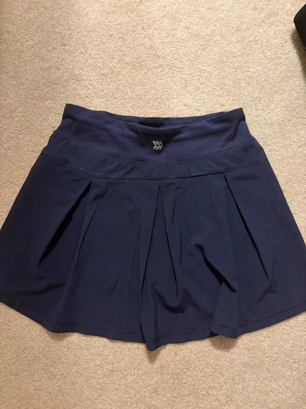Target Navy Tennis Blue Pleated Athletic Mini Skort Small - Image 3