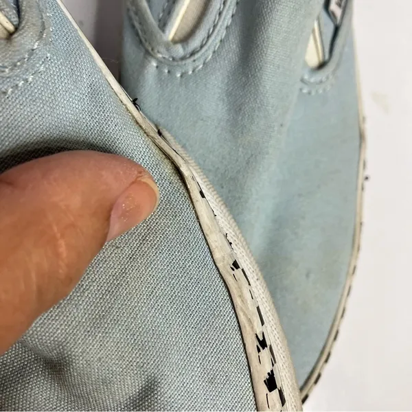 Vans low top trainers‎ sneakers light blue white - Image 7