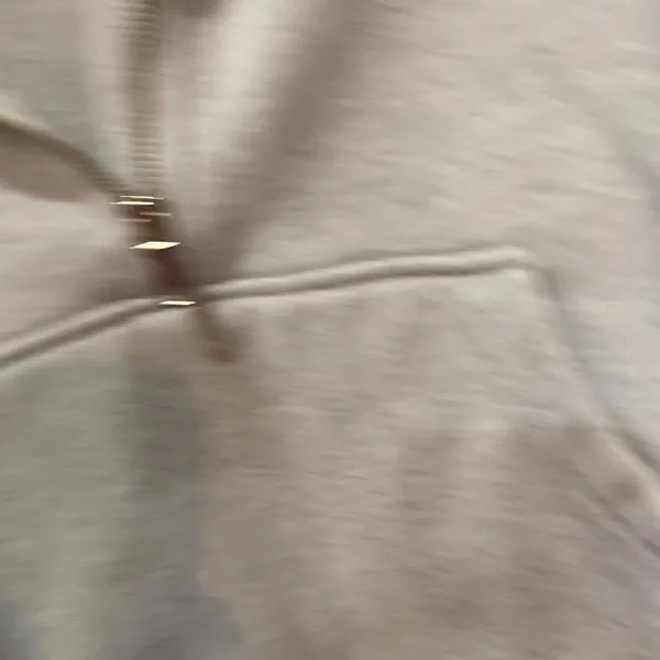Cozy Light Gray Women's Half-Zip Hoodie - Image 3