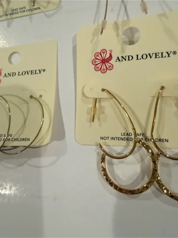 Gold bundle Mixed Earring Set - Image 2