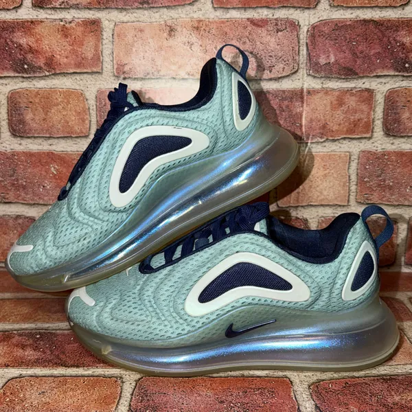 Pre-Owned Nike Air Max 720 Northern Lights Blue Metallic Shoes Size 6 AR9293-001 - Image 5