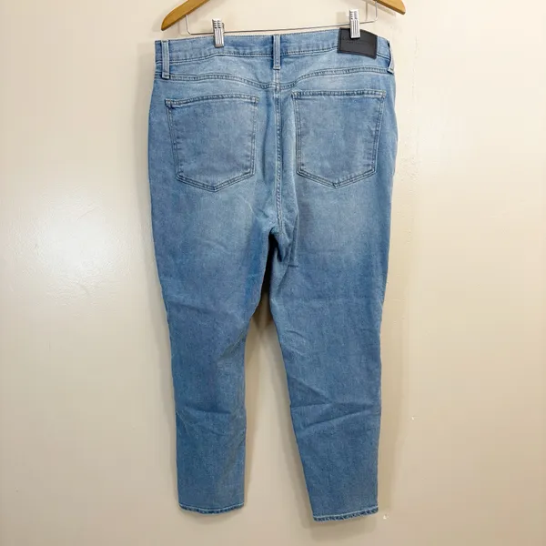 Lucky Brand High Rise Skinny Bridgette Ripped Button-Fly Ankle Jeans Size 16/33A - Image 2