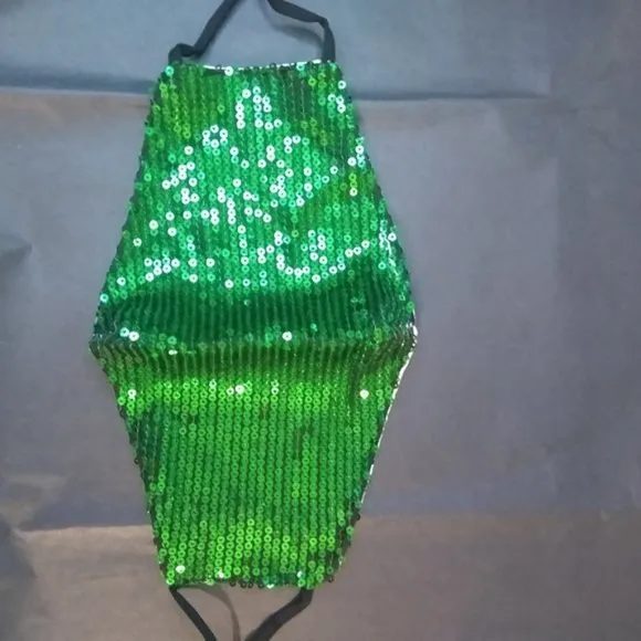 WINE ONION Green Reusable Washable Dust Protective Face Mask - Image 2