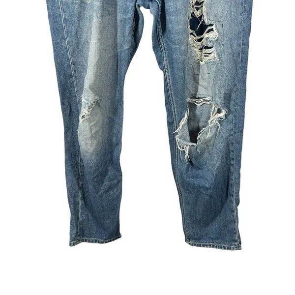 Abercrombie Button Fly Boyfriend Jeans 8R | 90s Denim Model Off Duty - Image 6