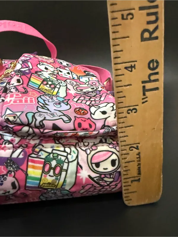TOKIDOKI Y2Kawaii Double Pocket Super Kawaii Crossbody Bag - Image 9