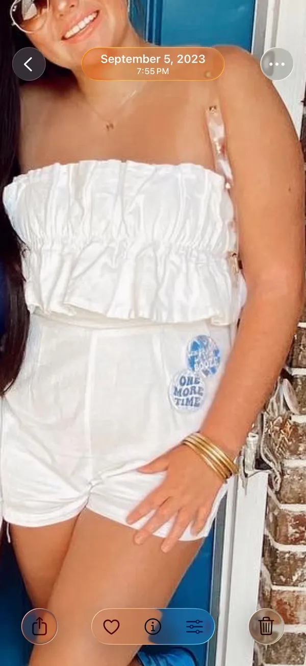 White Entro romper  - Image 4