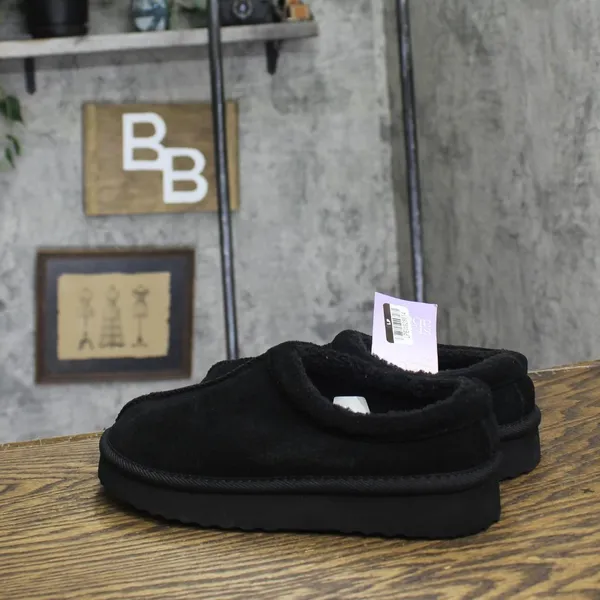 NWT Stars Above Womens Amira Suede Clog Slippers 88498483 Black 5M - Image 6