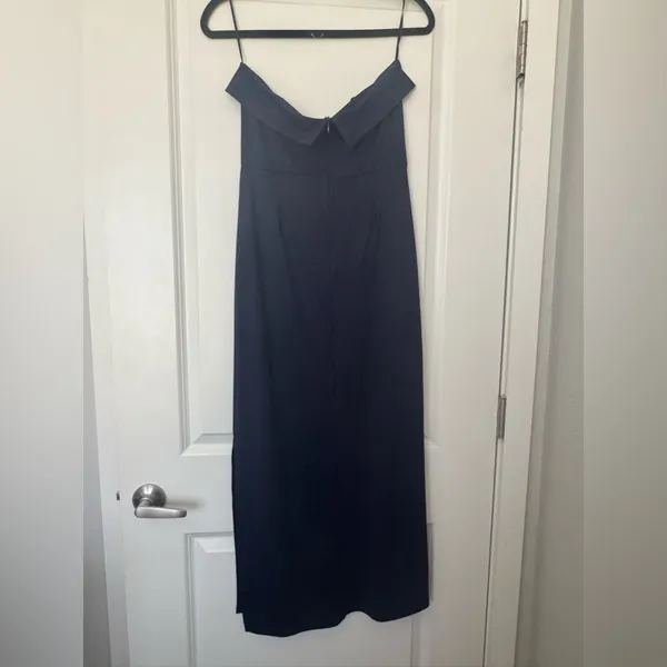 Altar'd State Blue strapless navy blue dress - Image 2