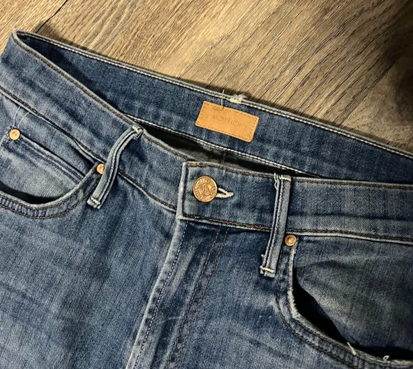 Mother High Waisted Rascal Ankle Fray Jeans - Image 4