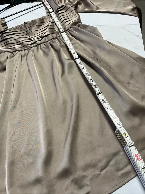 Abercrombie & Fitch Emerson Satin Dress size medium - Image 8