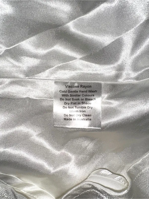 Asa Fields Florence Gown High Low Halter Open Back Satin Ivory Dress SMALL - Image 6