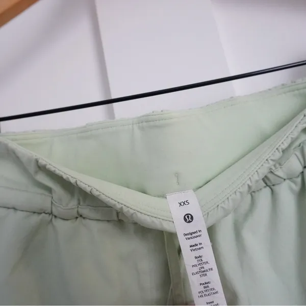 Lululemon Green High Waist Shorts - Image 2