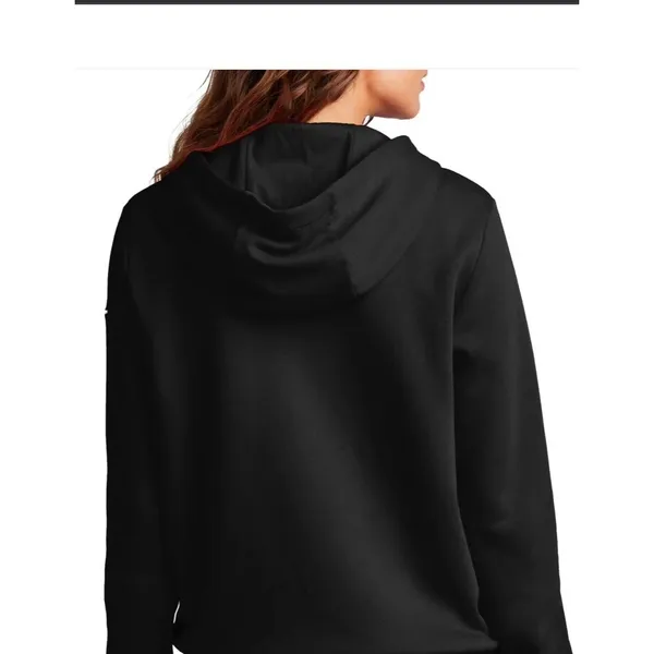 Nike Womens Hoodie XS Black Poly Blend AH8897-010 Full Zip Swoosh Logo - Image 2