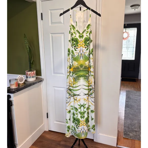 Alice + Olivia Dove Relaxed Maxi Dress Size Small Beach Resort Vacation $348 - Image 3