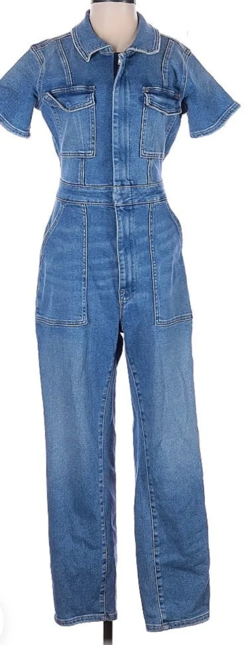 Good American Denim Jumpsuit - Image 7