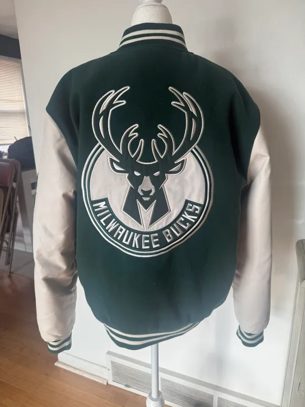NBA Milwaukee Bucks Bomber Jacket - Image 6