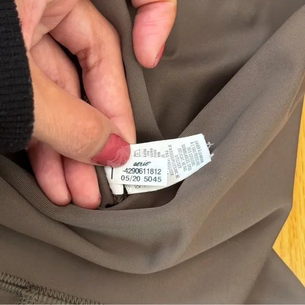 Aerie OFFLINE 7/8 High Rise Leggings Brown Taupe S EUC Athleisure Activewear - Image 15