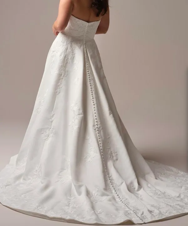 Maggie Sottero Wedding Dress White Size 10 - Image 3