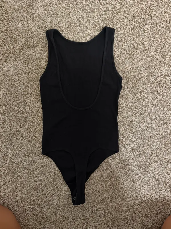 Aerie sleeveless black bodysuit, size small - Image 2