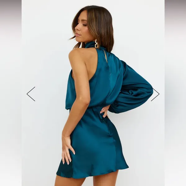 Elegant Satin Dress - New - Image 4