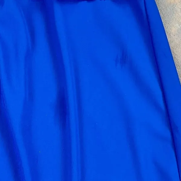 Grace Karin Royal Blue Dress Sequin Top Batwing Sleeves Solid Skirt Large - Image 11