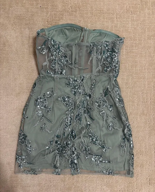 Lulus strapless mini dress - Image 4