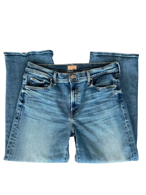 Mother Denim Women’s The Mid Rise Rambler Zip Ankle Jeans Out Of The Blue Sz 32 - Image 3