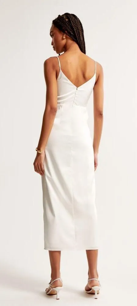 A & F Draped Twist-Front Maxi Dress - Large - Image 2