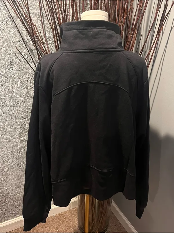 🌺Nwt All In Motion Black Half Zip Sweatshirt Size 4x🌺 - Image 4