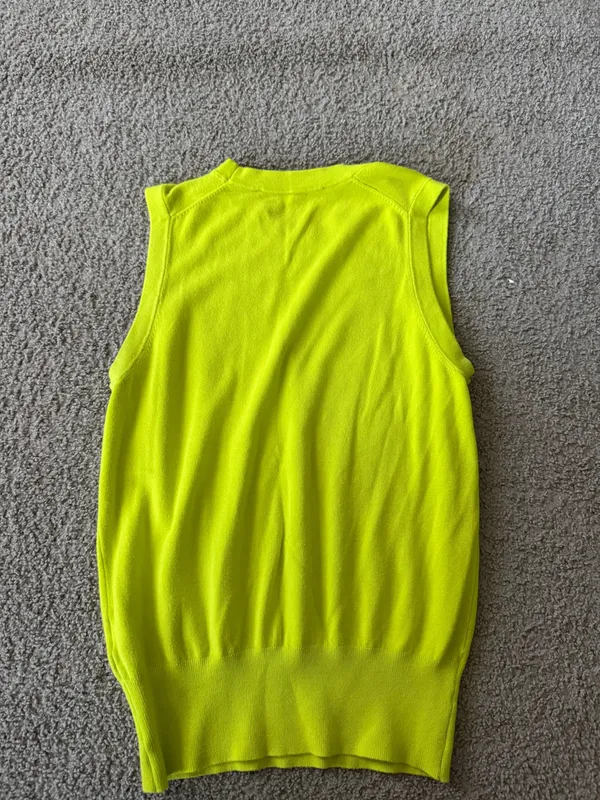 ZARA Top Lime Green Tank - Image 2