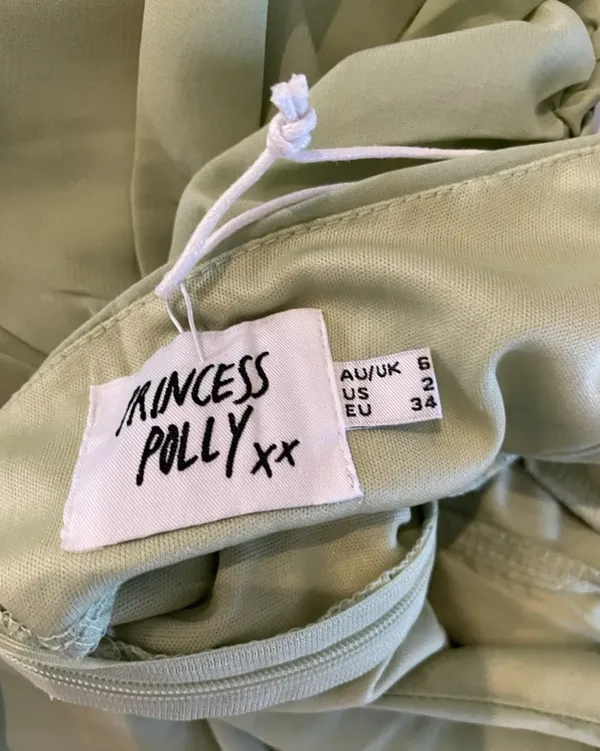 Princess Polly mini dress green - Image 4